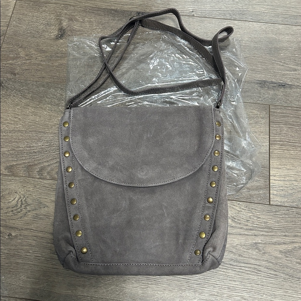 NWT Day and Mood Suede Halle Large Crossbody Bag